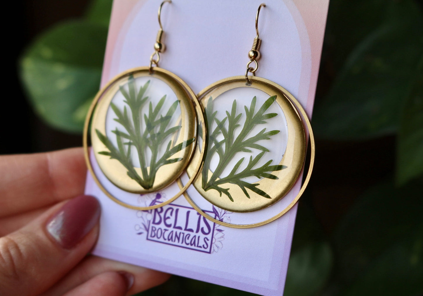 Artemisia - Resin Dangle Earrings